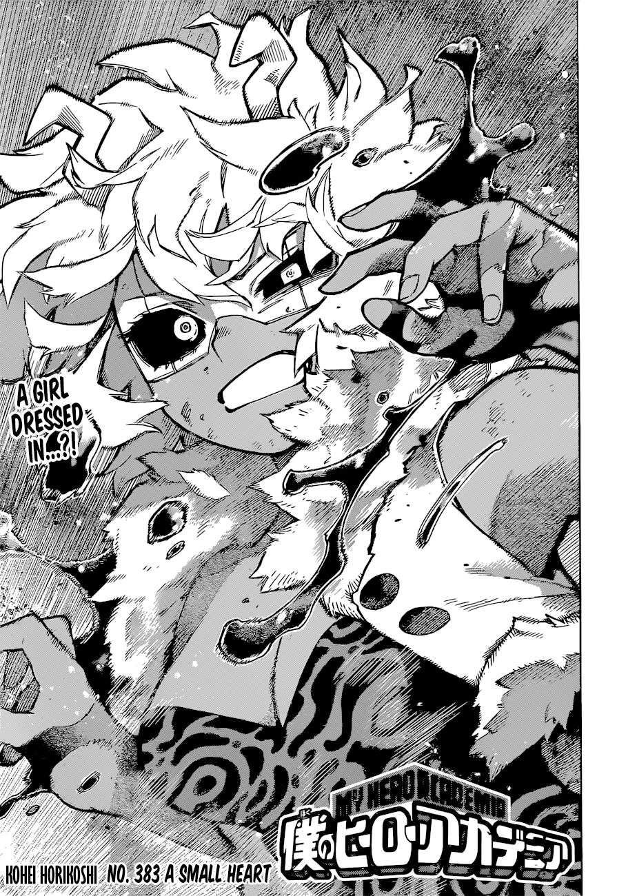 Boku No Hero Academia Chapter 383 page 1 - 