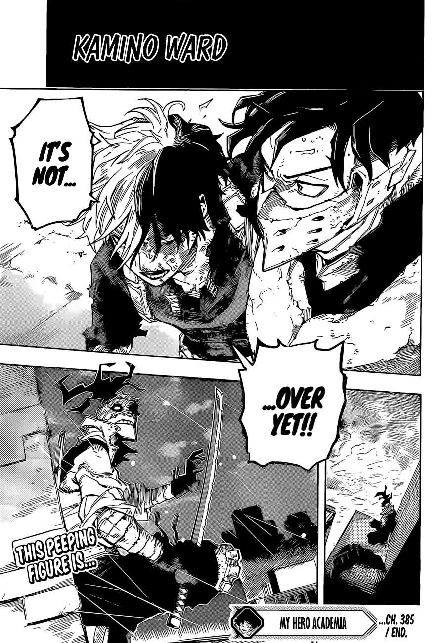 Boku No Hero Academia Chapter 385 page 18 - 