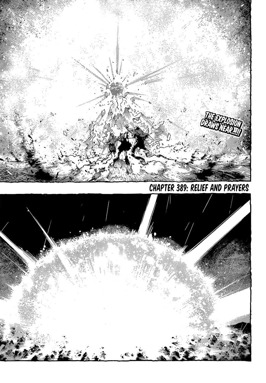 Boku No Hero Academia Chapter 389 page 3 - 