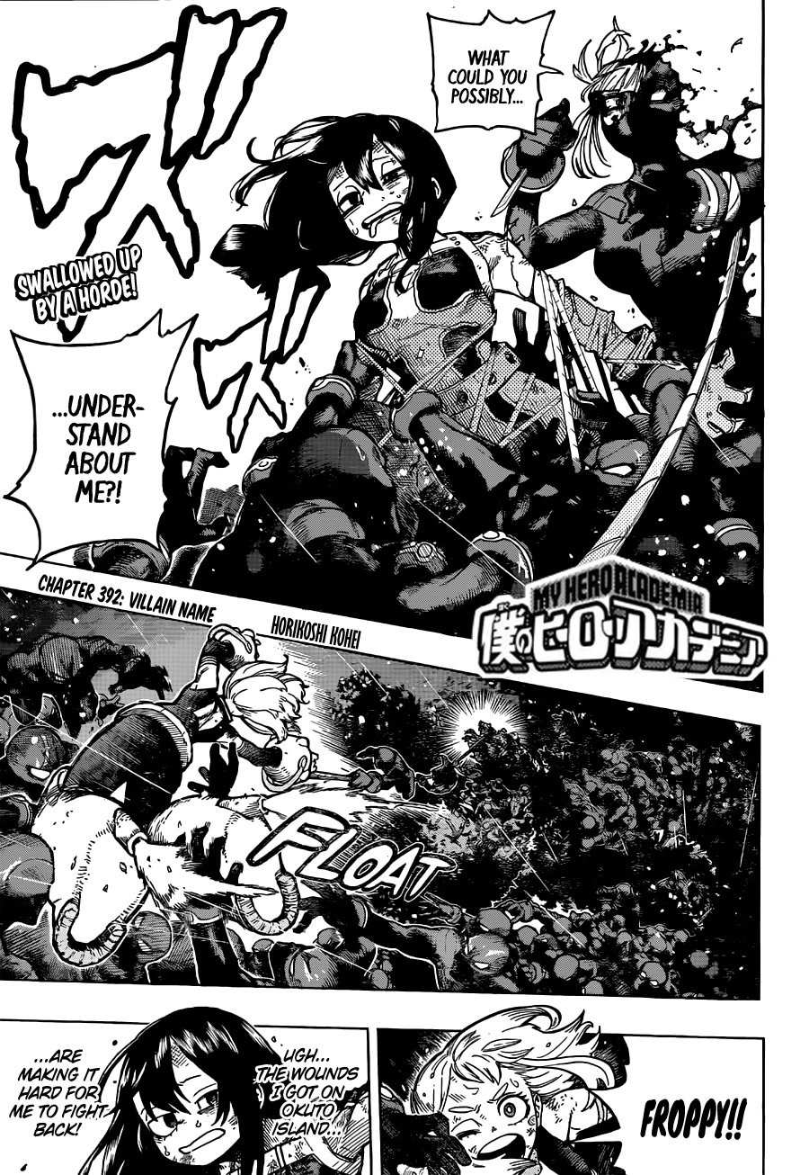 Boku No Hero Academia Chapter 392 page 1 - 