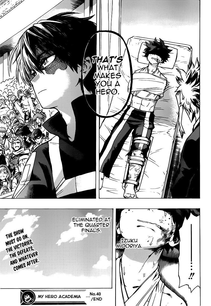 Boku No Hero Academia Chapter 40 page 19 - 