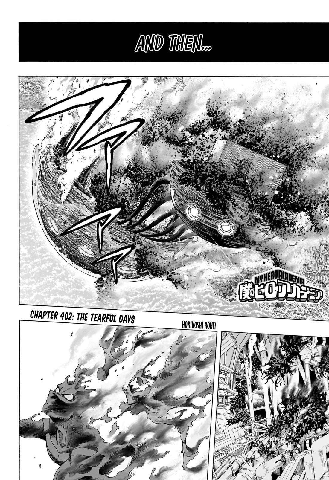 Boku No Hero Academia Chapter 402 page 3 - 