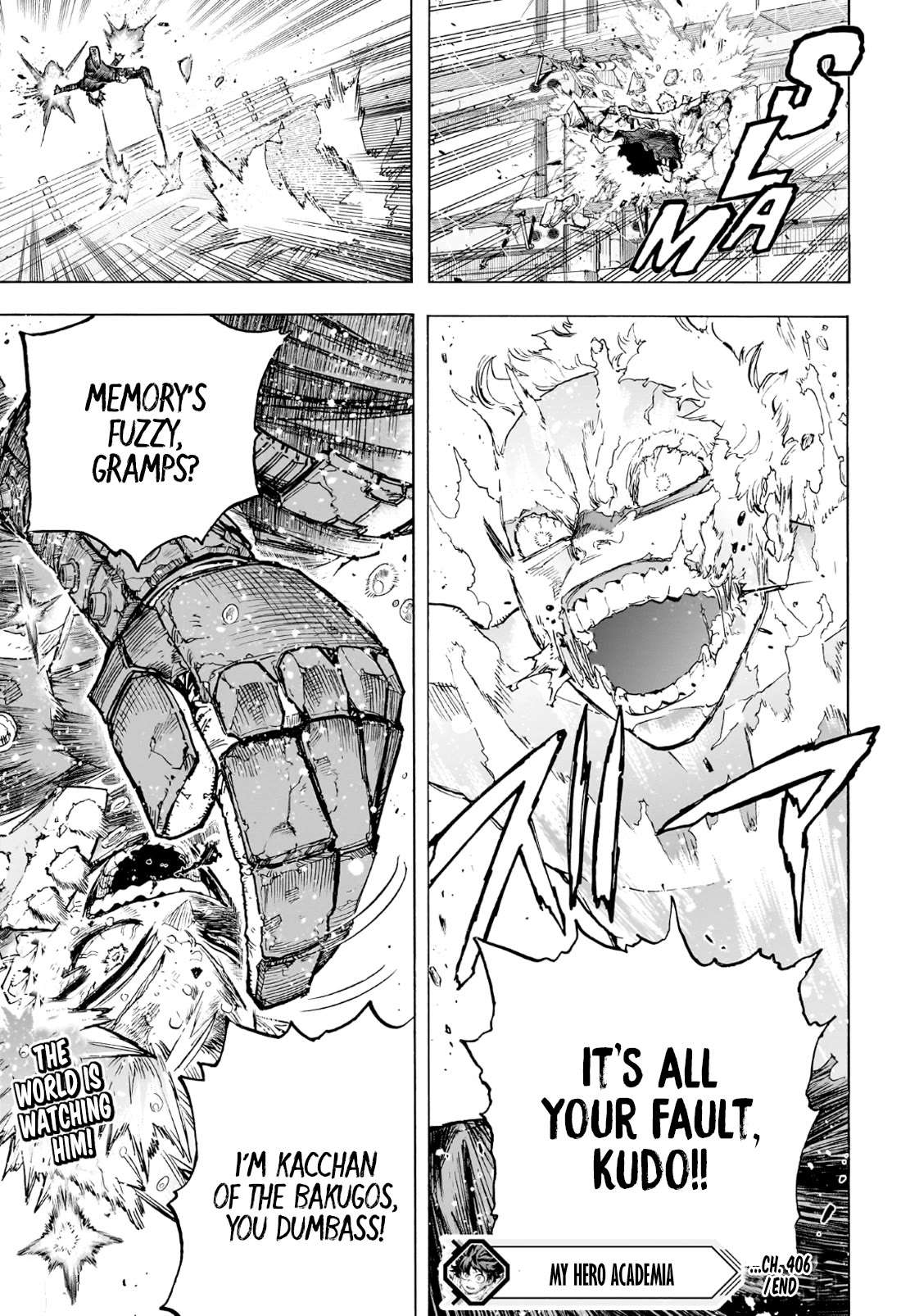 Boku No Hero Academia Chapter 406 page 16 - 