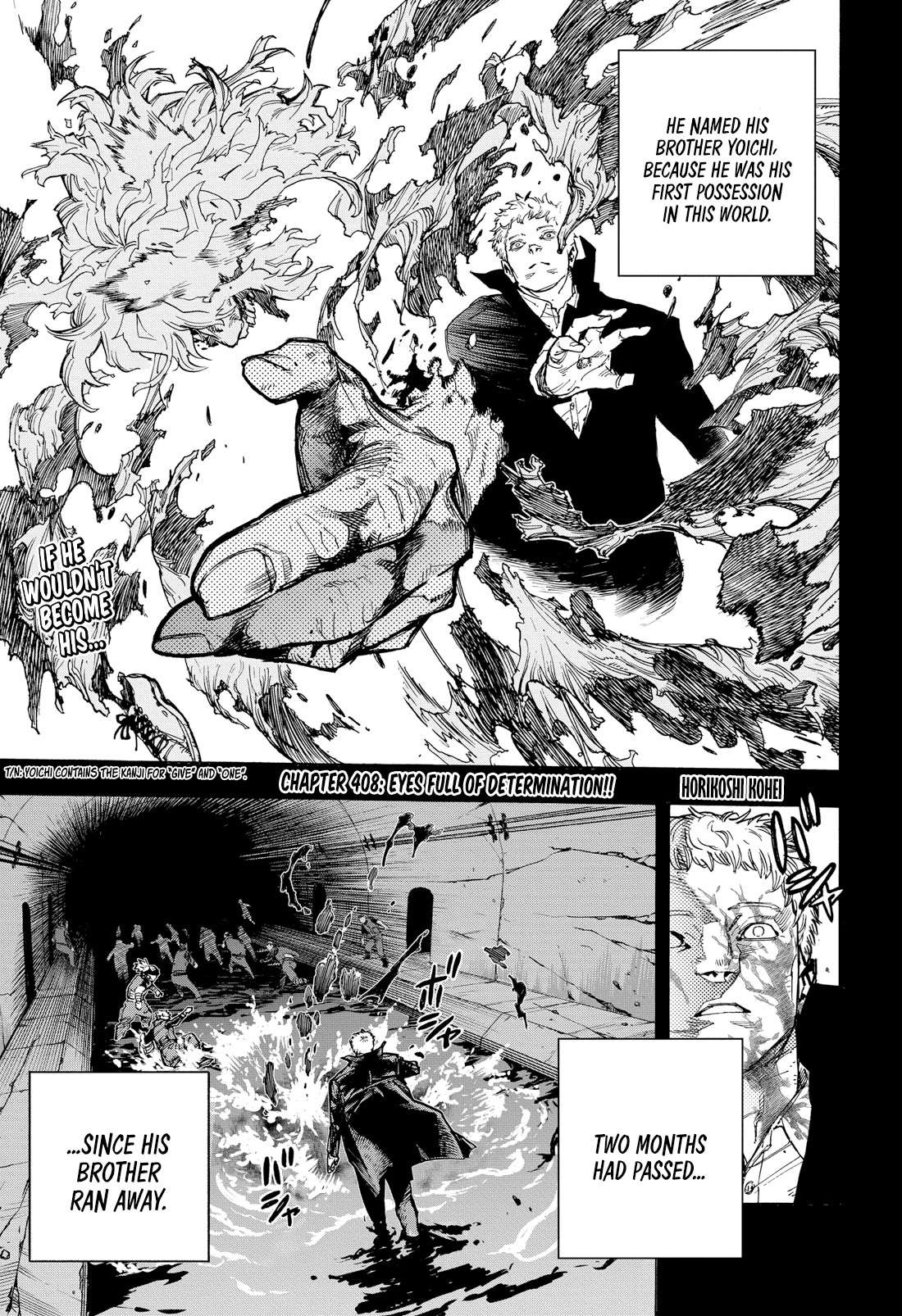 Boku No Hero Academia Chapter 408 page 1 - 