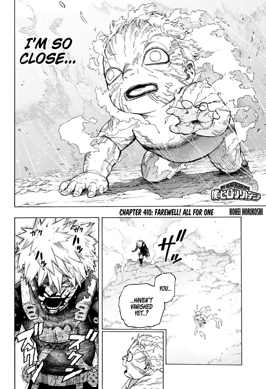 Boku No Hero Academia Chapter 410 page 3 - 