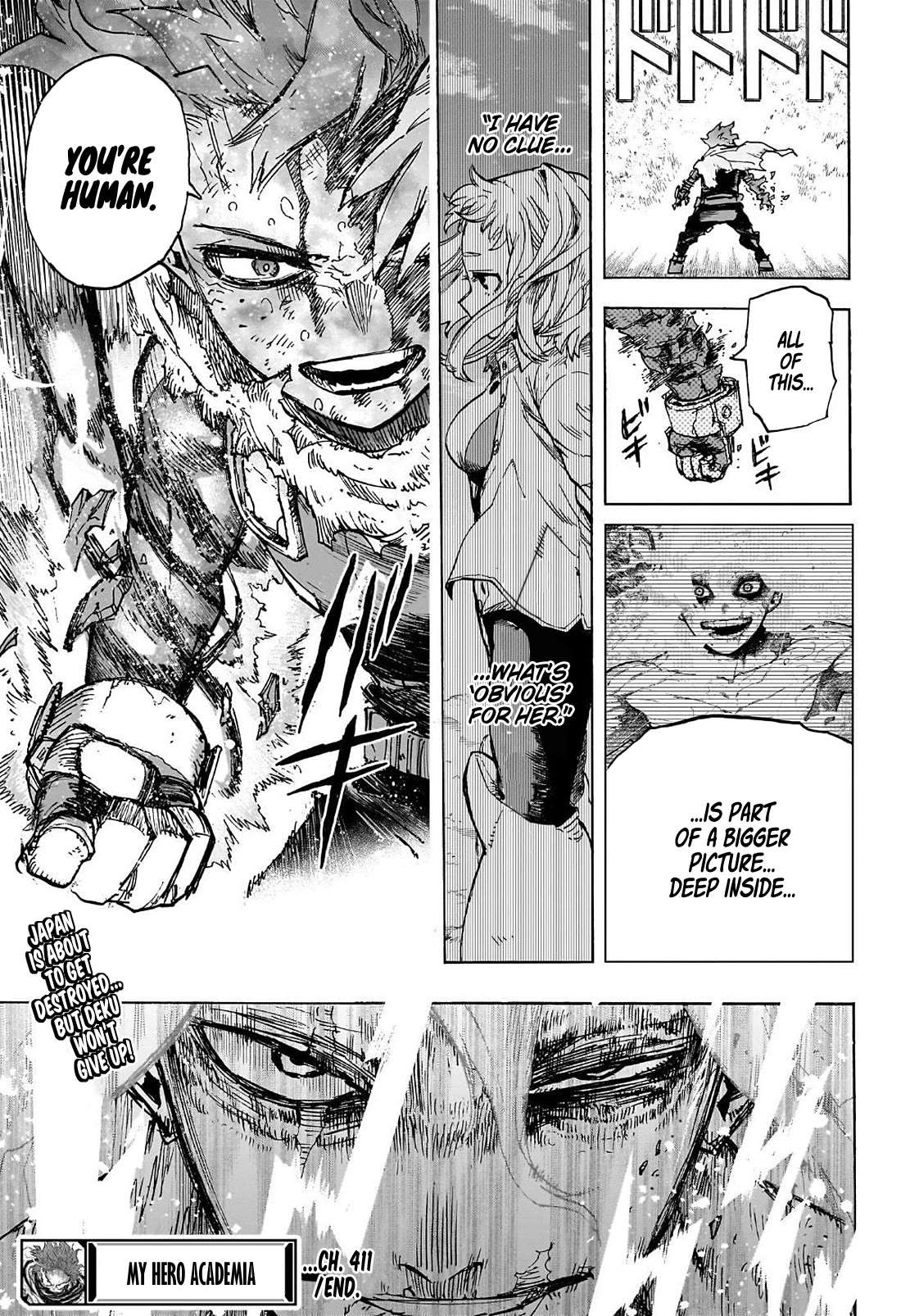 Boku No Hero Academia Chapter 411 page 13 - 