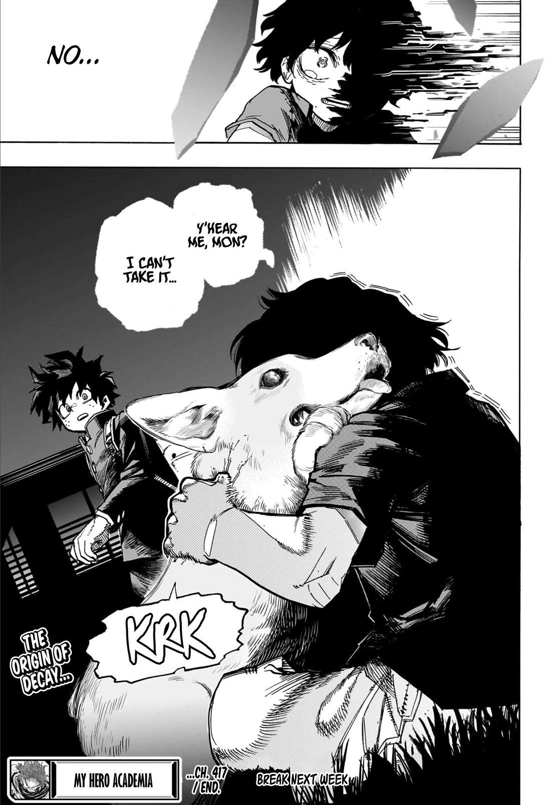 Boku No Hero Academia Chapter 417 page 16 - 