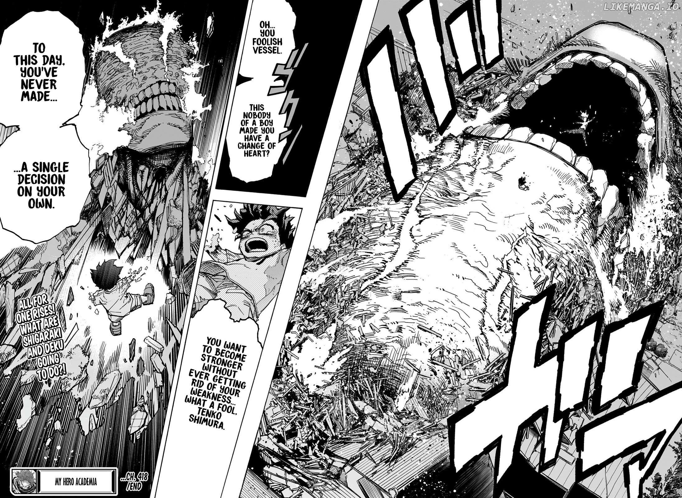 Boku No Hero Academia Chapter 418 page 14 - 