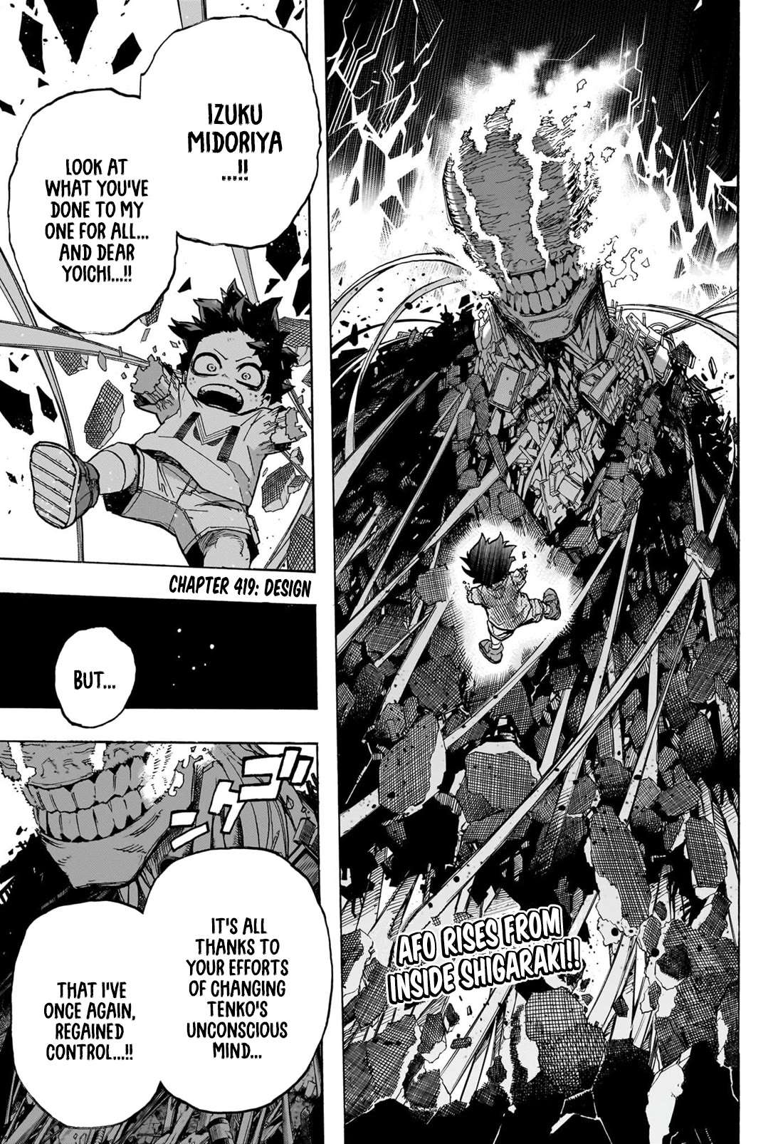 Boku No Hero Academia Chapter 419 page 4 - 