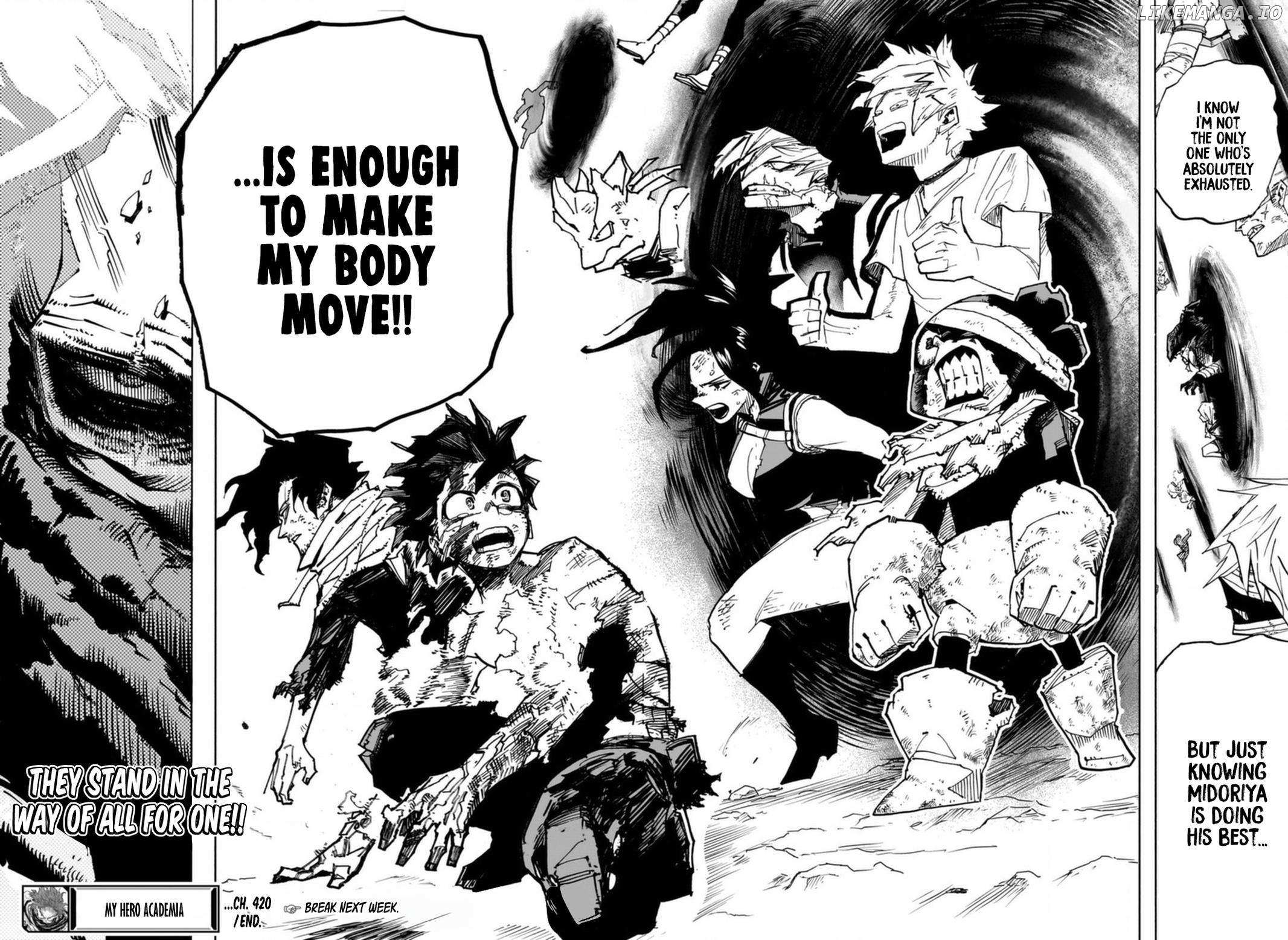 Boku No Hero Academia Chapter 420 page 15 - 