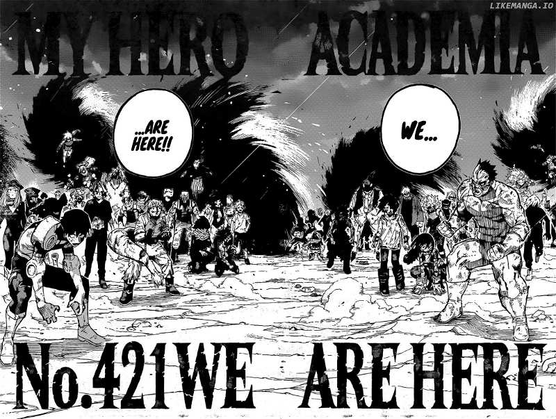 Boku No Hero Academia Chapter 421 page 3 - 