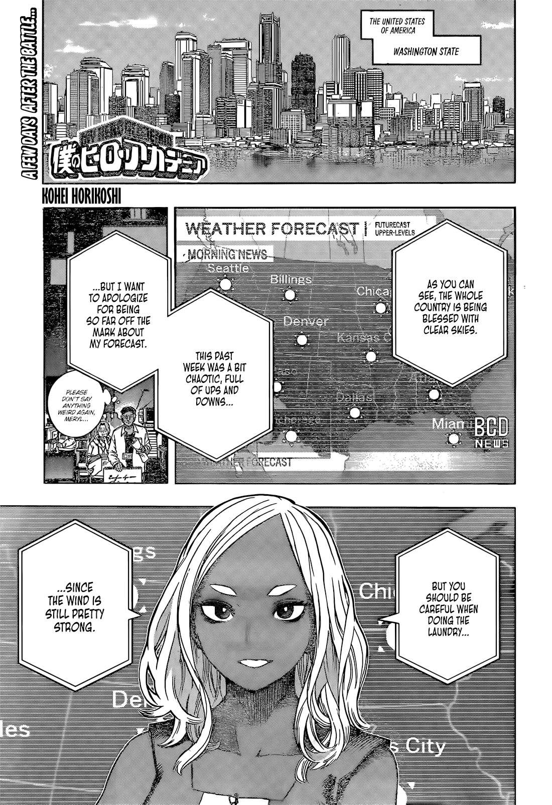 Boku No Hero Academia Chapter 424 page 1 - 