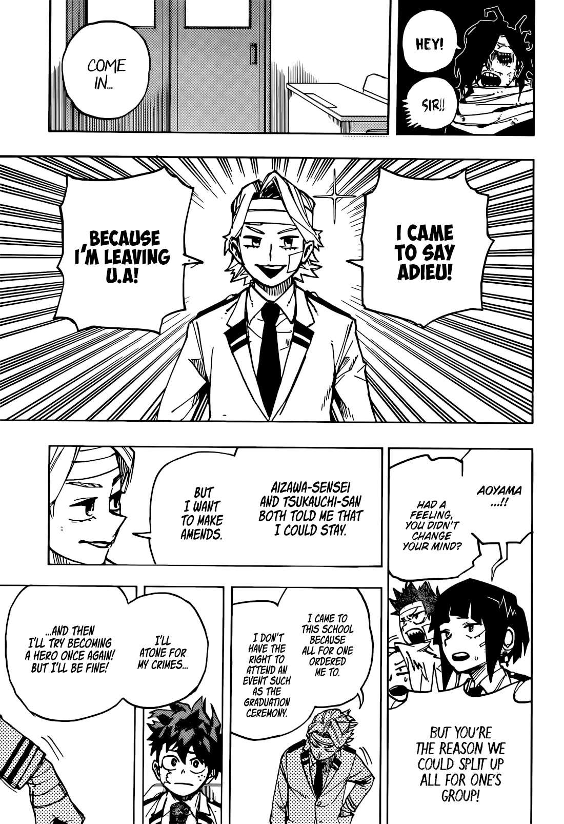 Boku No Hero Academia Chapter 425 page 8 - 