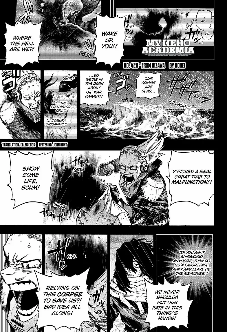 Boku No Hero Academia Chapter 429 page 1 - 