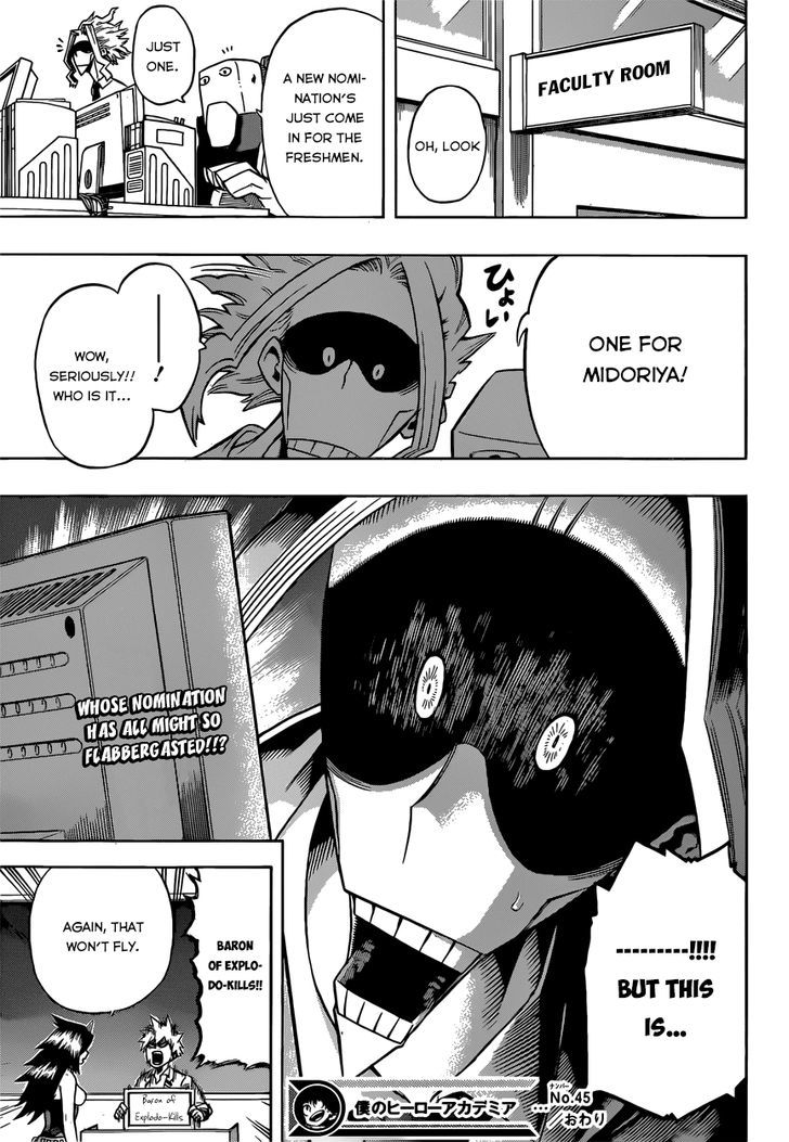 Boku No Hero Academia Chapter 45 page 20 - 