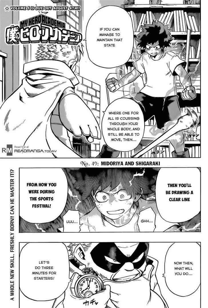 Boku No Hero Academia Chapter 49 page 1 - 