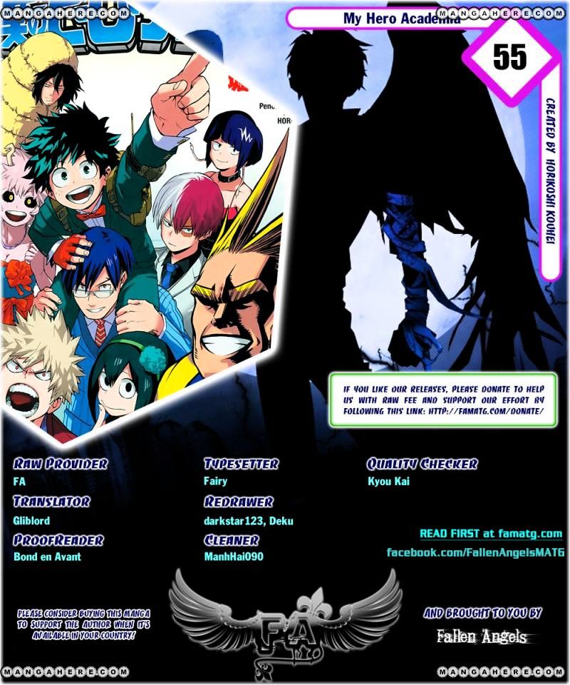 Boku No Hero Academia Chapter 55 page 1 - 