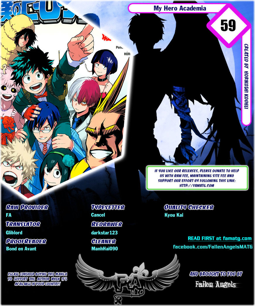 Boku No Hero Academia Chapter 59 page 1 - 