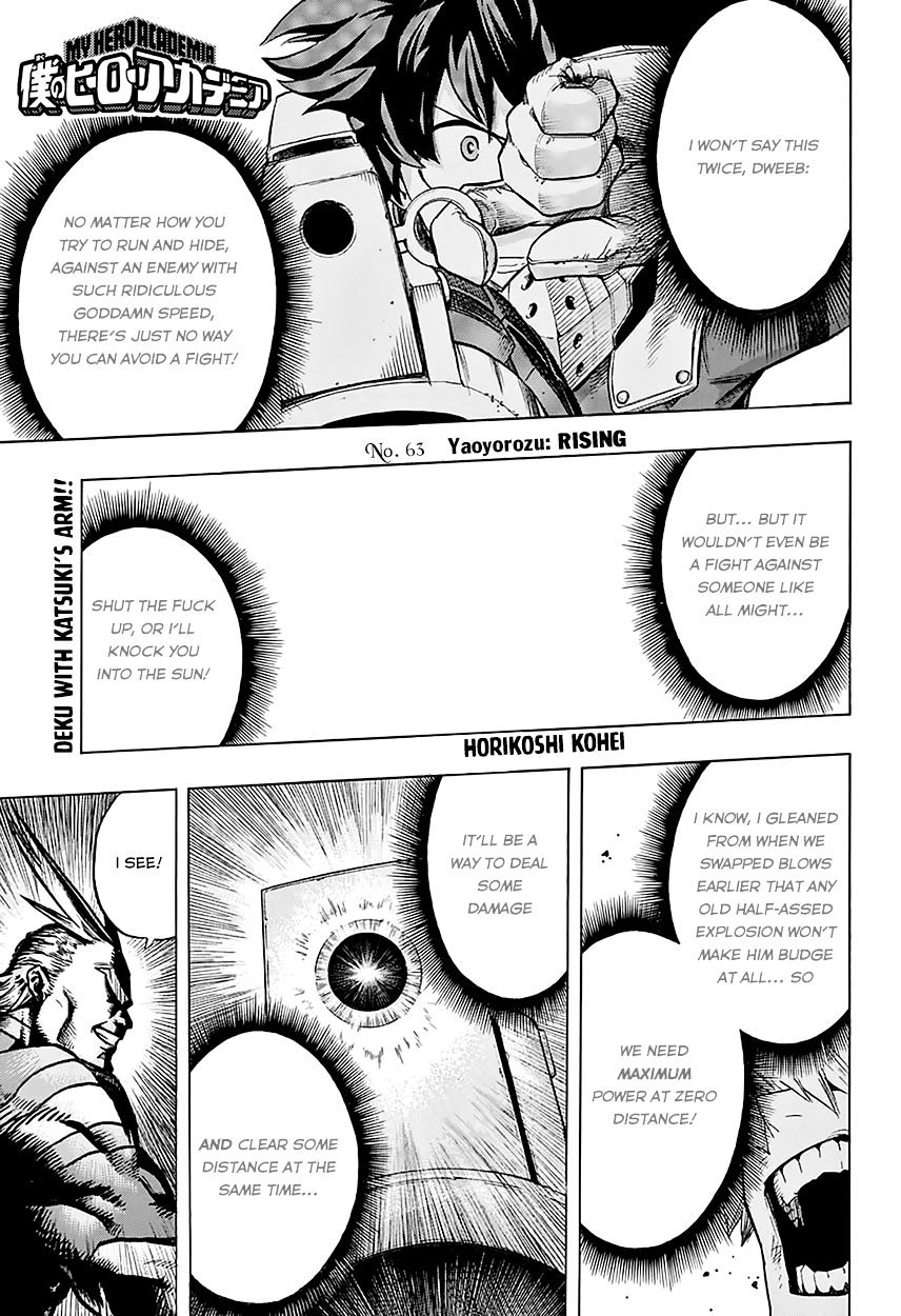 Boku No Hero Academia Chapter 63 page 3 - 