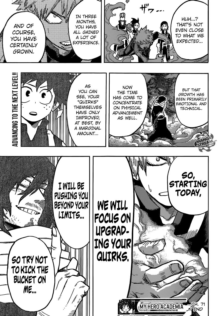 Boku No Hero Academia Chapter 71 page 19 - 