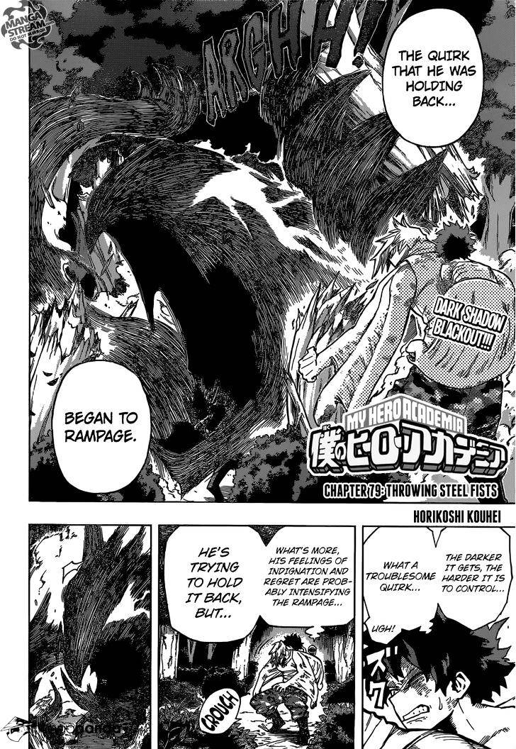 Boku No Hero Academia Chapter 79 page 3 - 