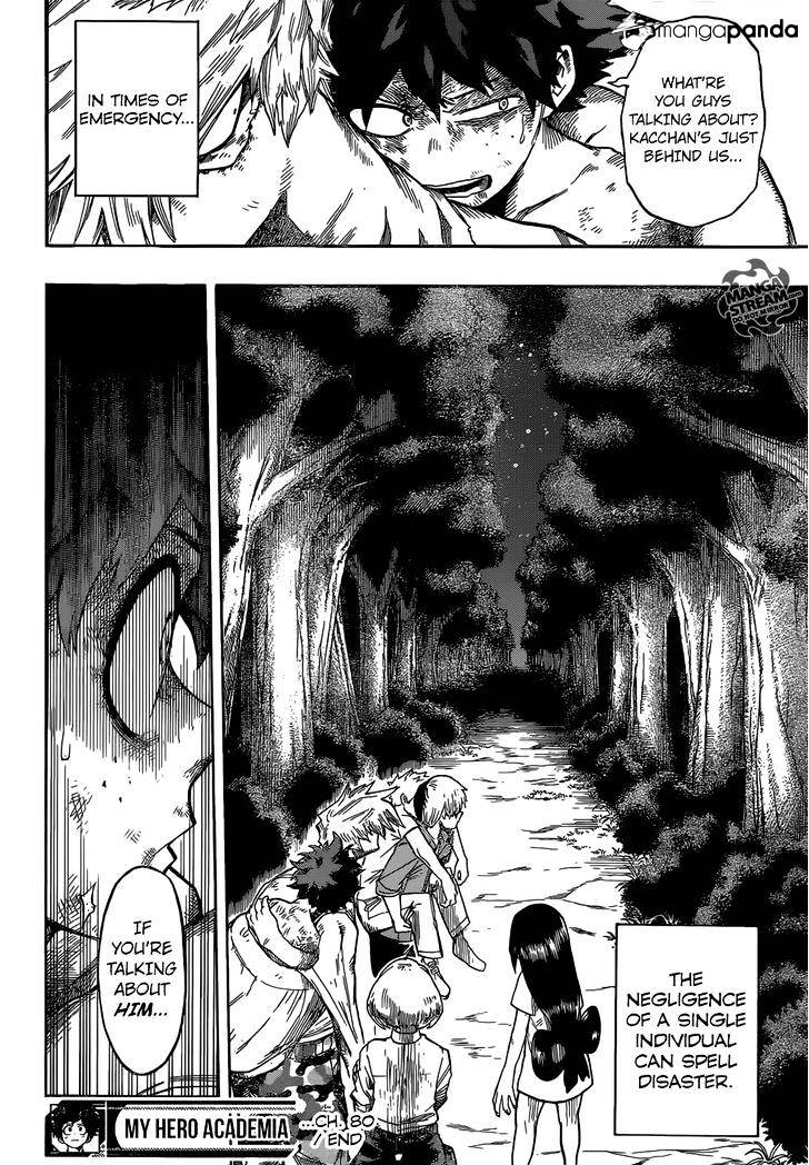 Boku No Hero Academia Chapter 80 page 18 - 