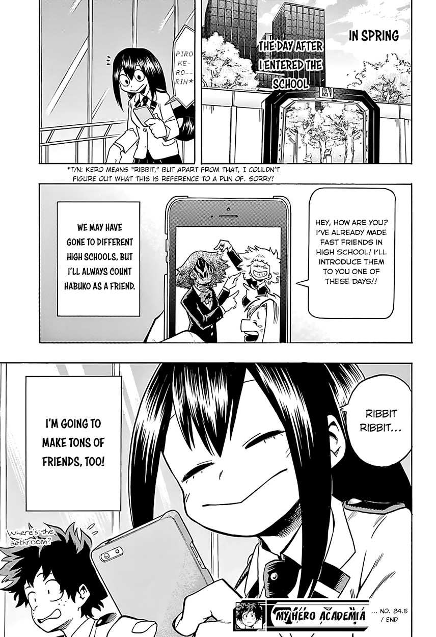Boku No Hero Academia Chapter 84.1 page 6 - 