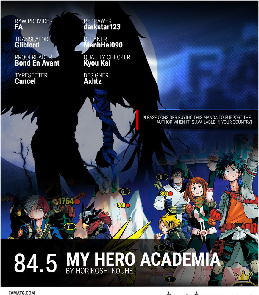 Boku No Hero Academia Chapter 84.5 page 1 - 