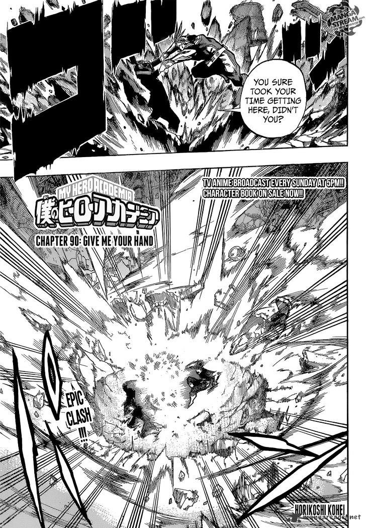 Boku No Hero Academia Chapter 90 page 1 - 