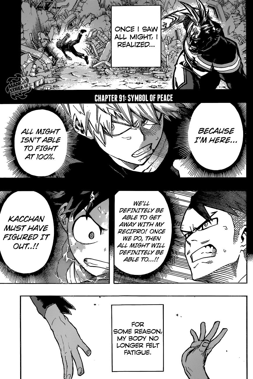 Boku No Hero Academia Chapter 91 page 6 - 