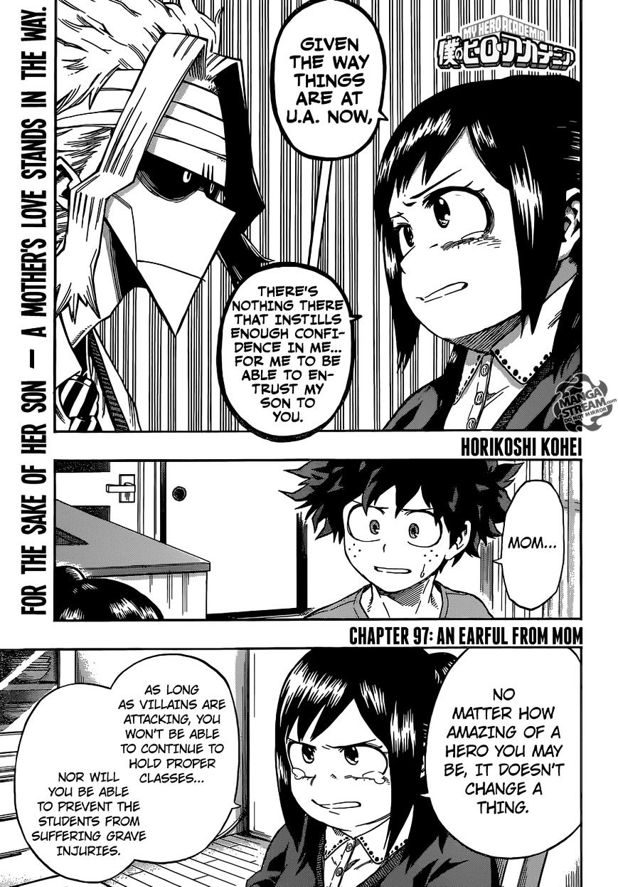 Boku No Hero Academia Chapter 97 page 1 - 