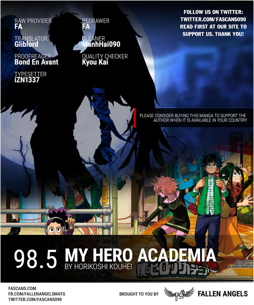 Boku No Hero Academia Chapter 98.5 page 1 - 