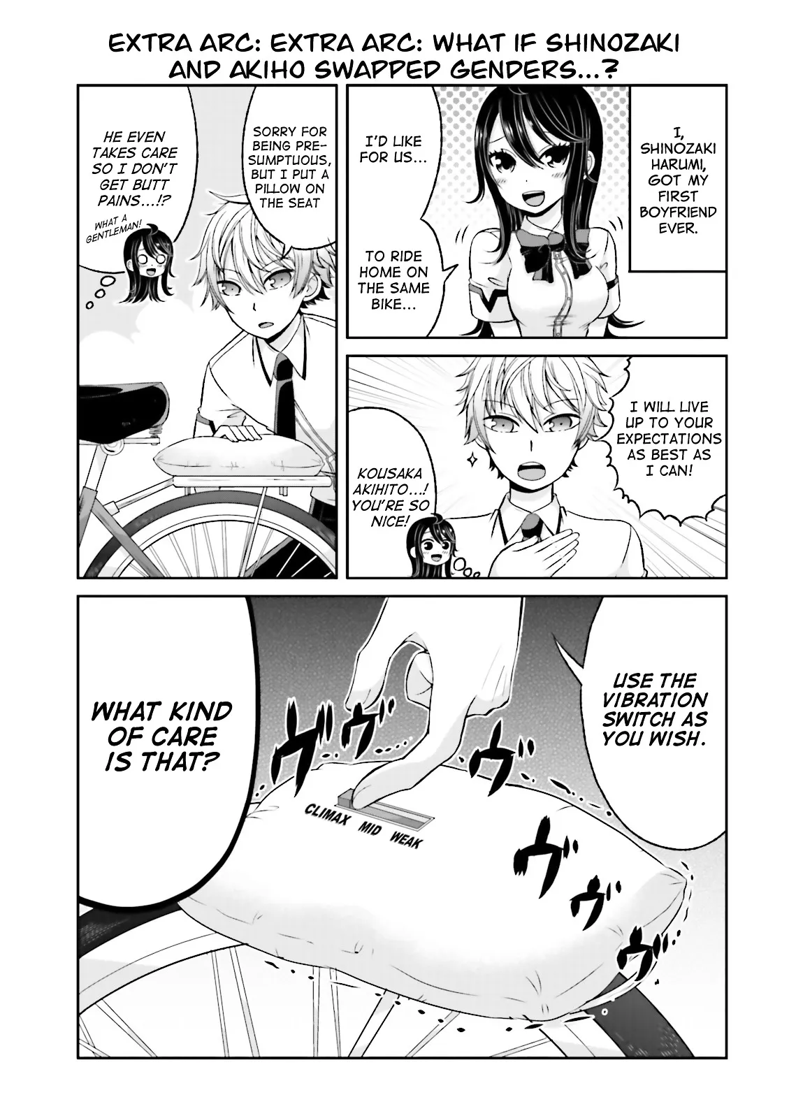Boku no Kanojo ga Majime Sugiru Shojo Bitch na Ken Chapter 43.2 page 2 - 