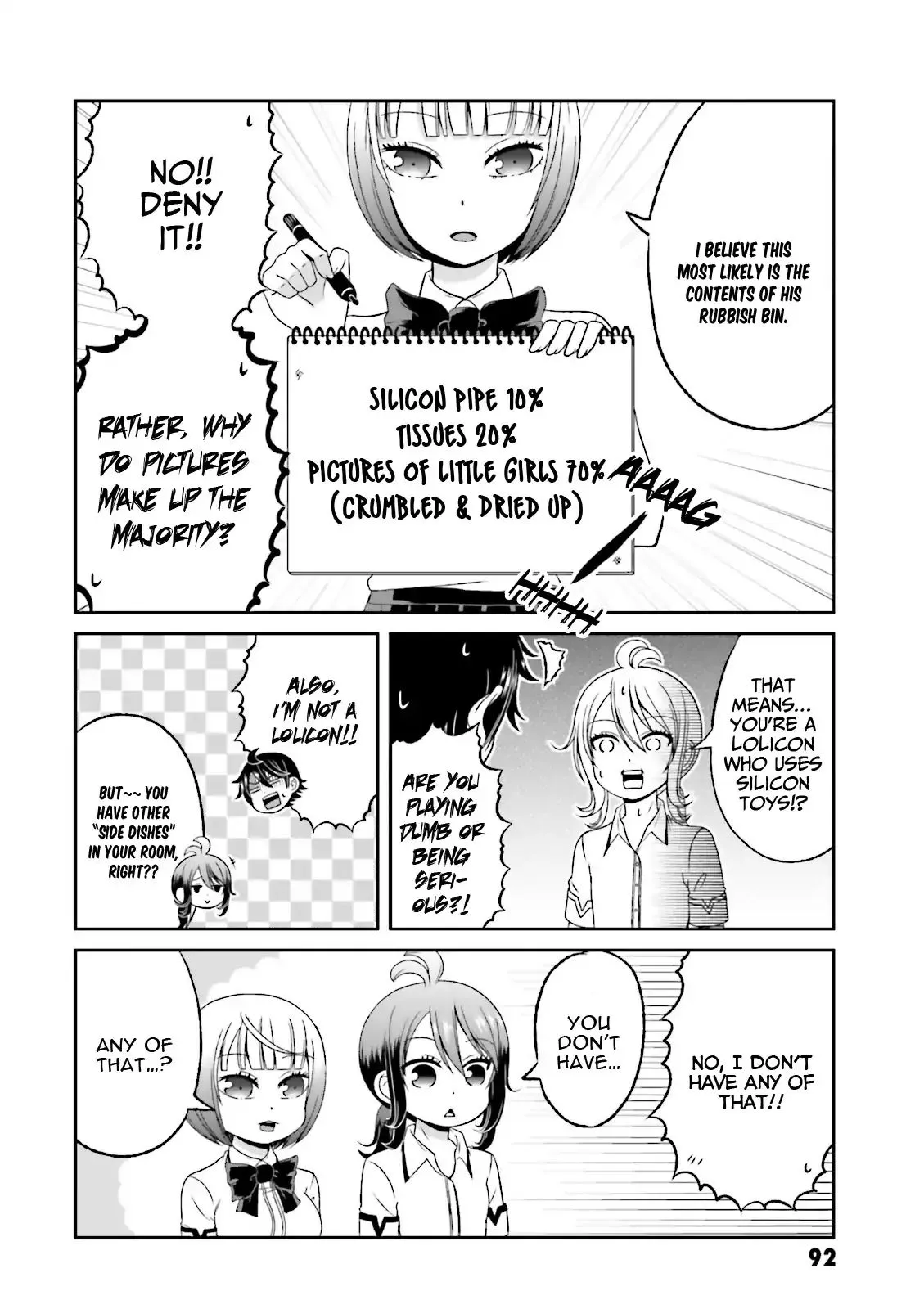 Boku no Kanojo ga Majime Sugiru Shojo Bitch na Ken Chapter 53 page 3 - 