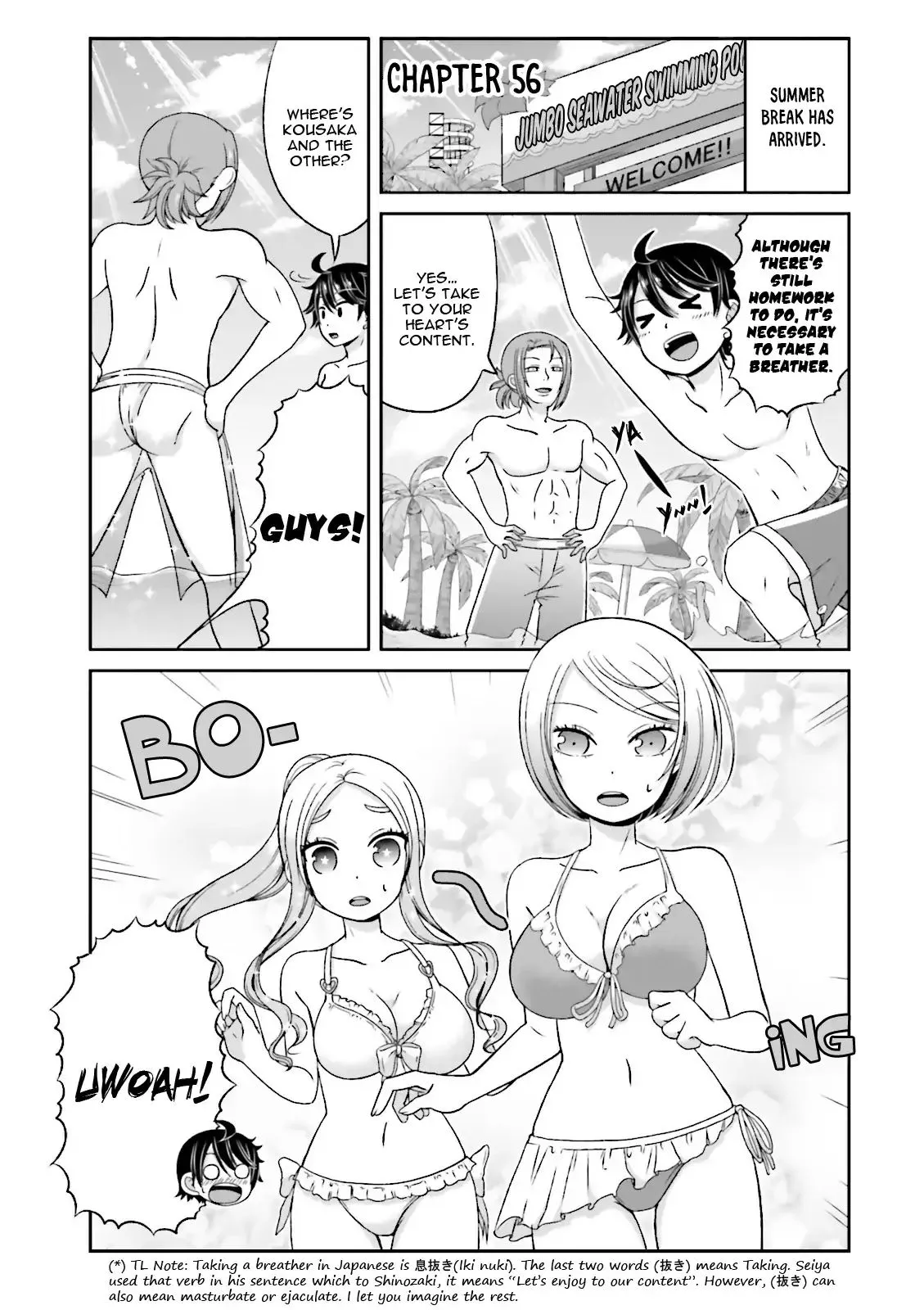 Boku no Kanojo ga Majime Sugiru Shojo Bitch na Ken Chapter 56 page 4 - 