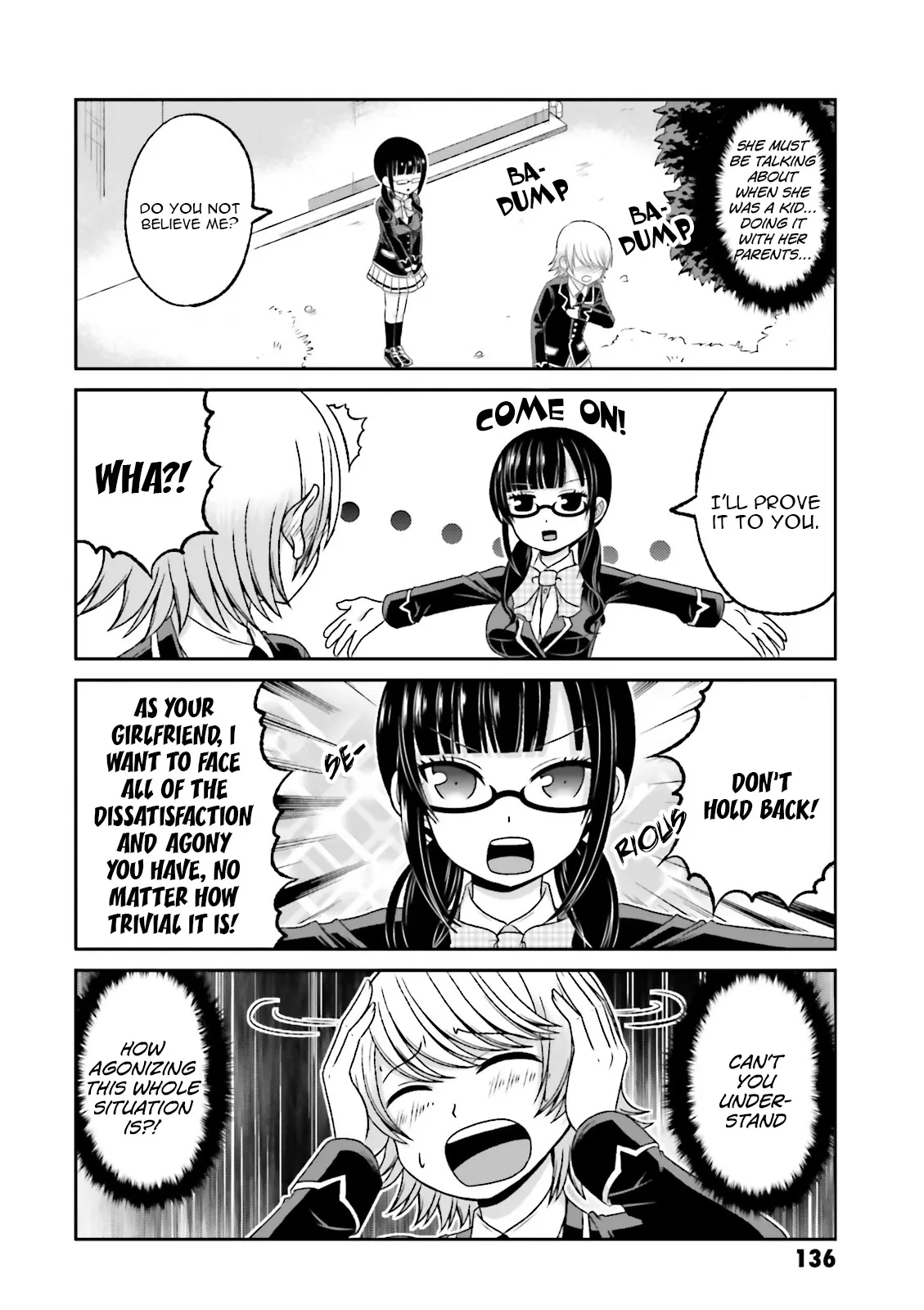 Boku no Kanojo ga Majime Sugiru Shojo Bitch na Ken Chapter 63.5 page 8 - 