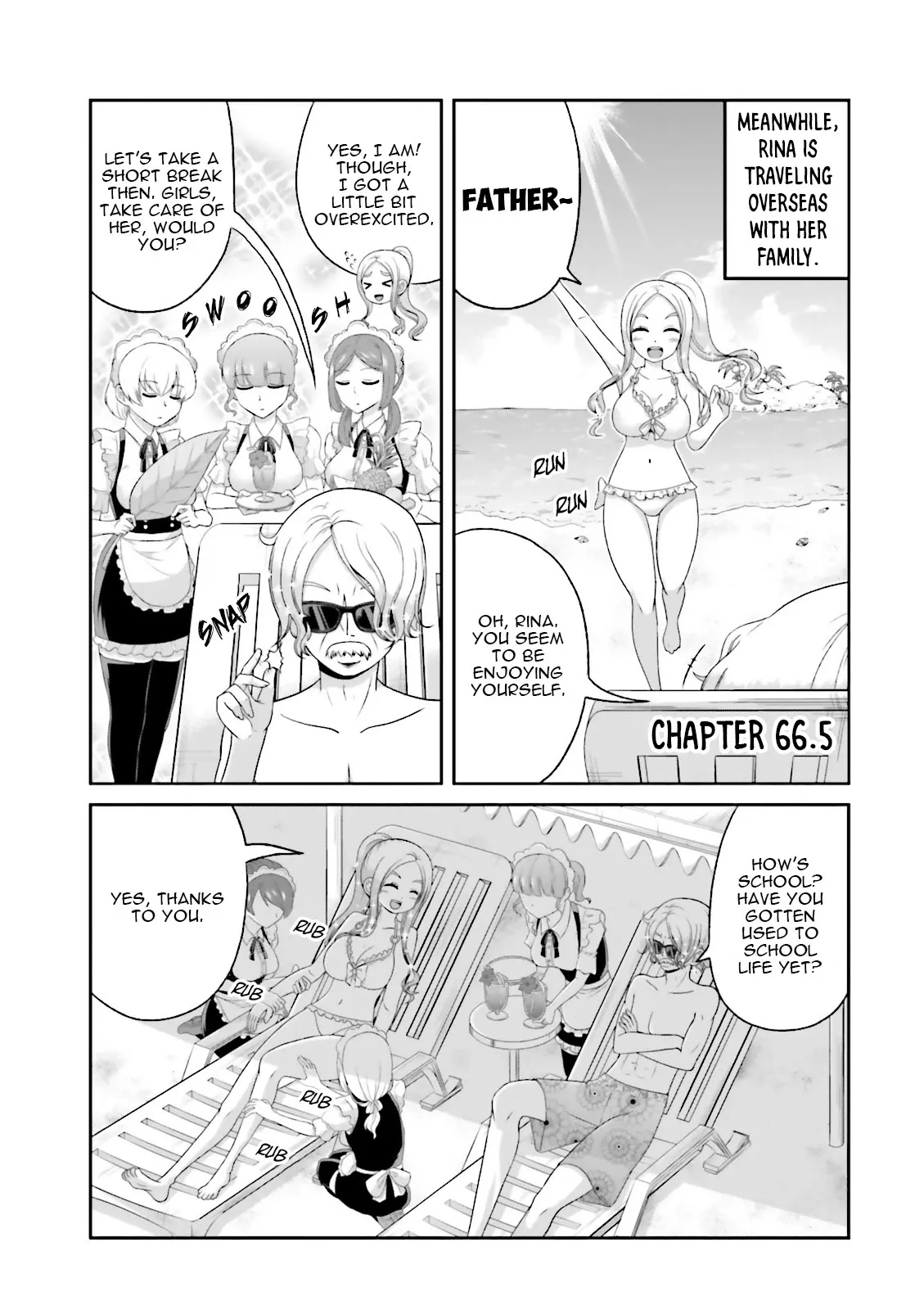 Boku no Kanojo ga Majime Sugiru Shojo Bitch na Ken Chapter 66.5 page 2 - 