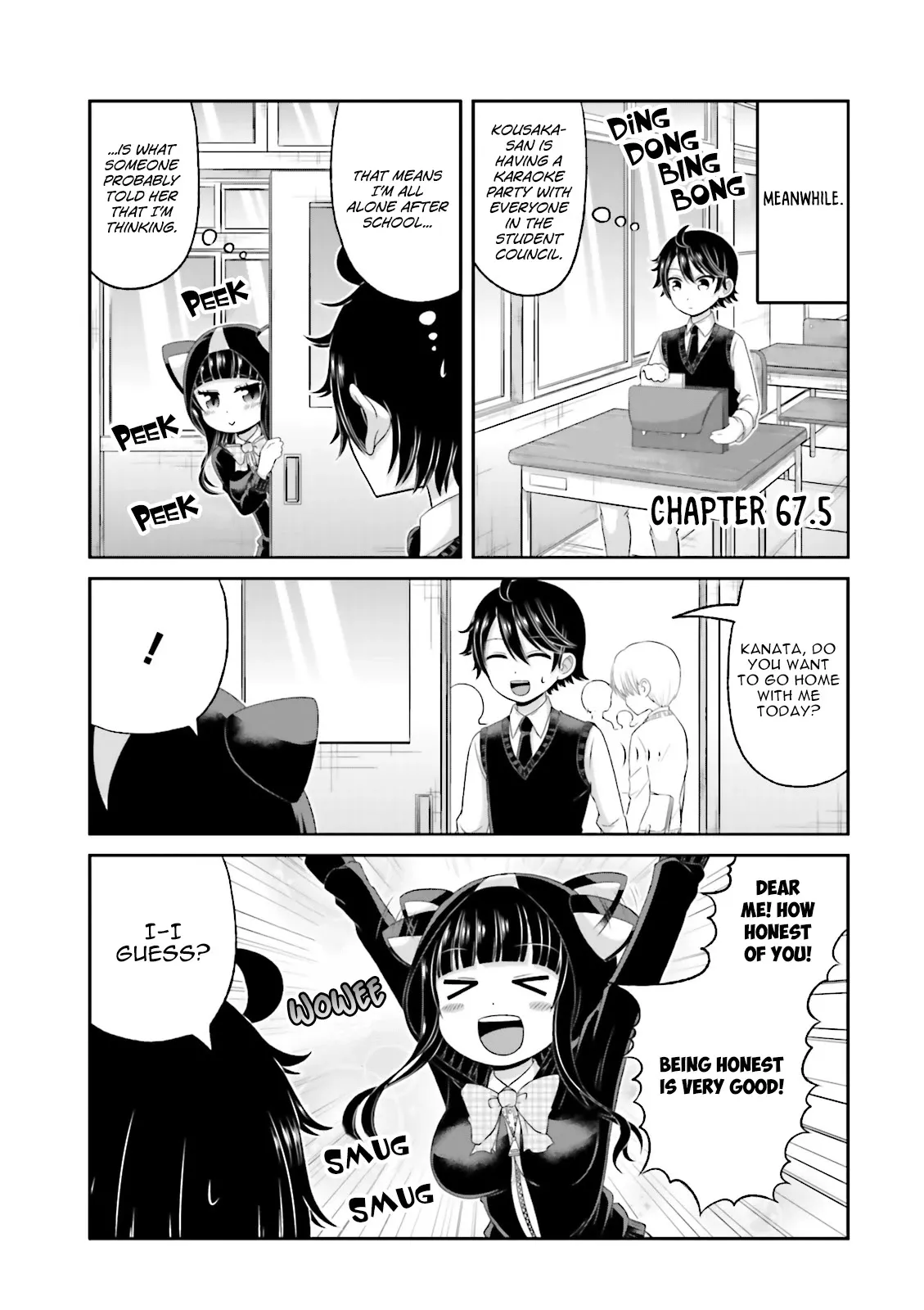 Boku no Kanojo ga Majime Sugiru Shojo Bitch na Ken Chapter 67.5 page 2 - 