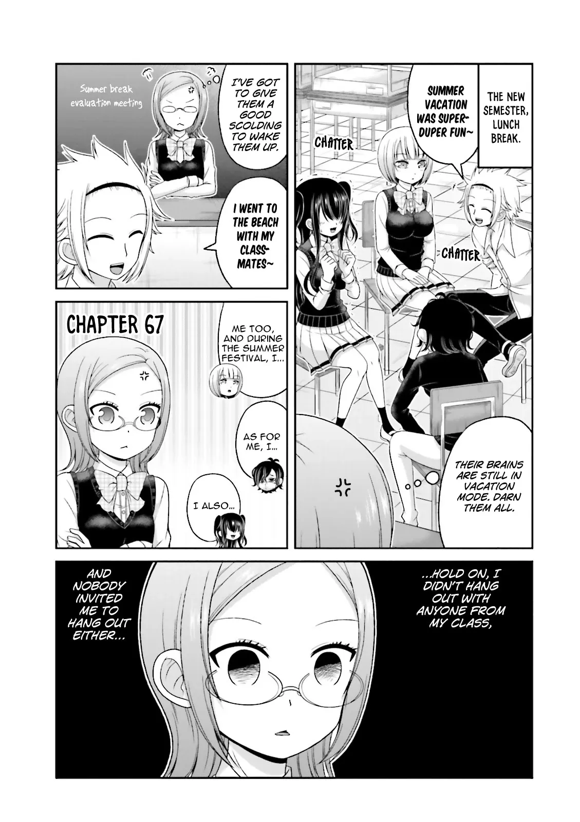 Boku no Kanojo ga Majime Sugiru Shojo Bitch na Ken Chapter 67 page 2 - 