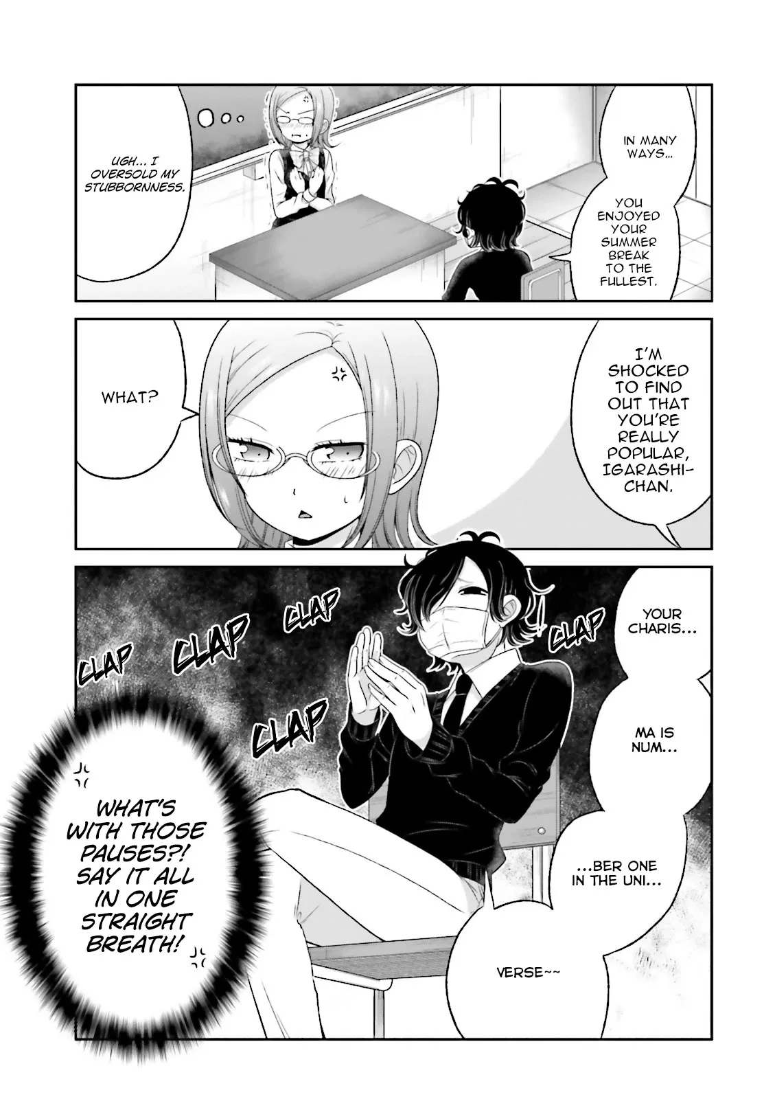 Boku no Kanojo ga Majime Sugiru Shojo Bitch na Ken Chapter 67 page 12 - 