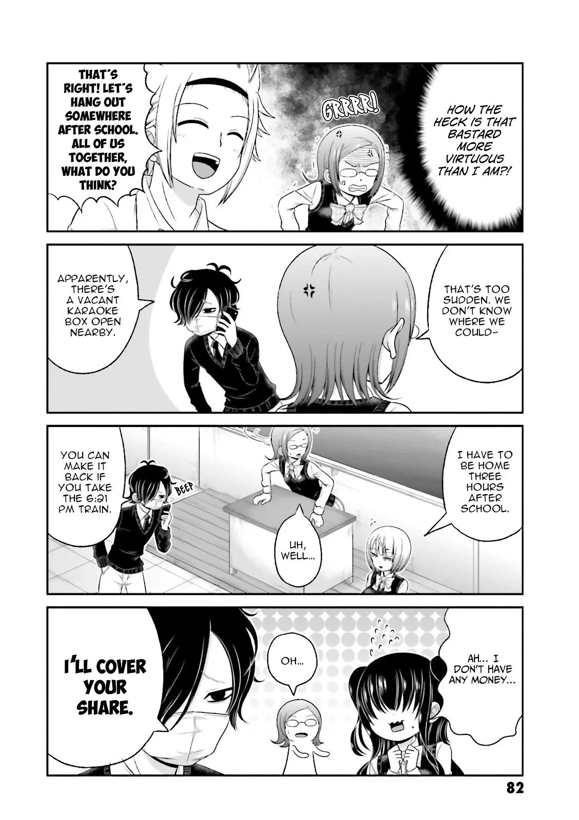 Boku no Kanojo ga Majime Sugiru Shojo Bitch na Ken Chapter 67 page 13 - 