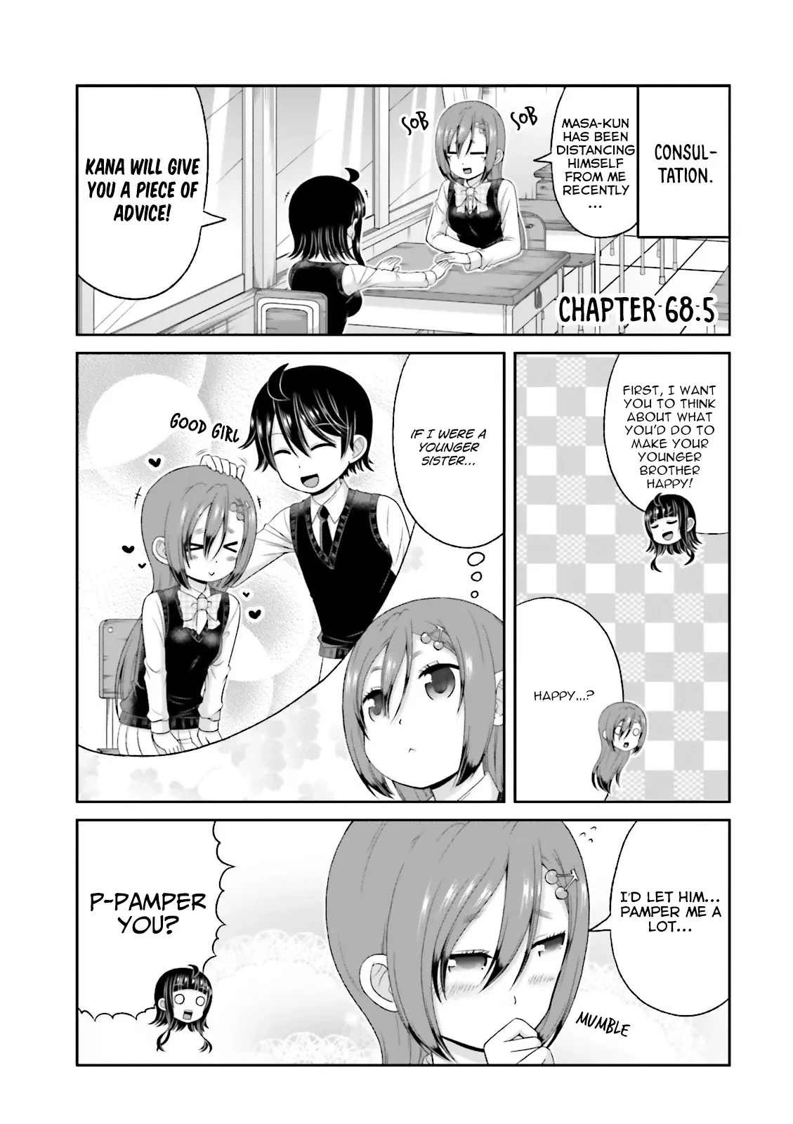 Boku no Kanojo ga Majime Sugiru Shojo Bitch na Ken Chapter 68.5 page 2 - 