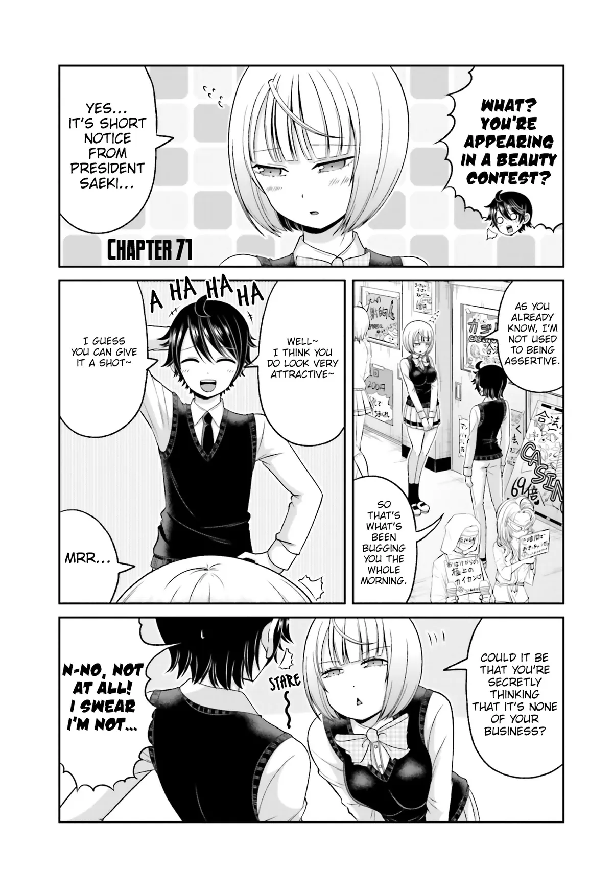 Boku no Kanojo ga Majime Sugiru Shojo Bitch na Ken Chapter 71 page 2 - 
