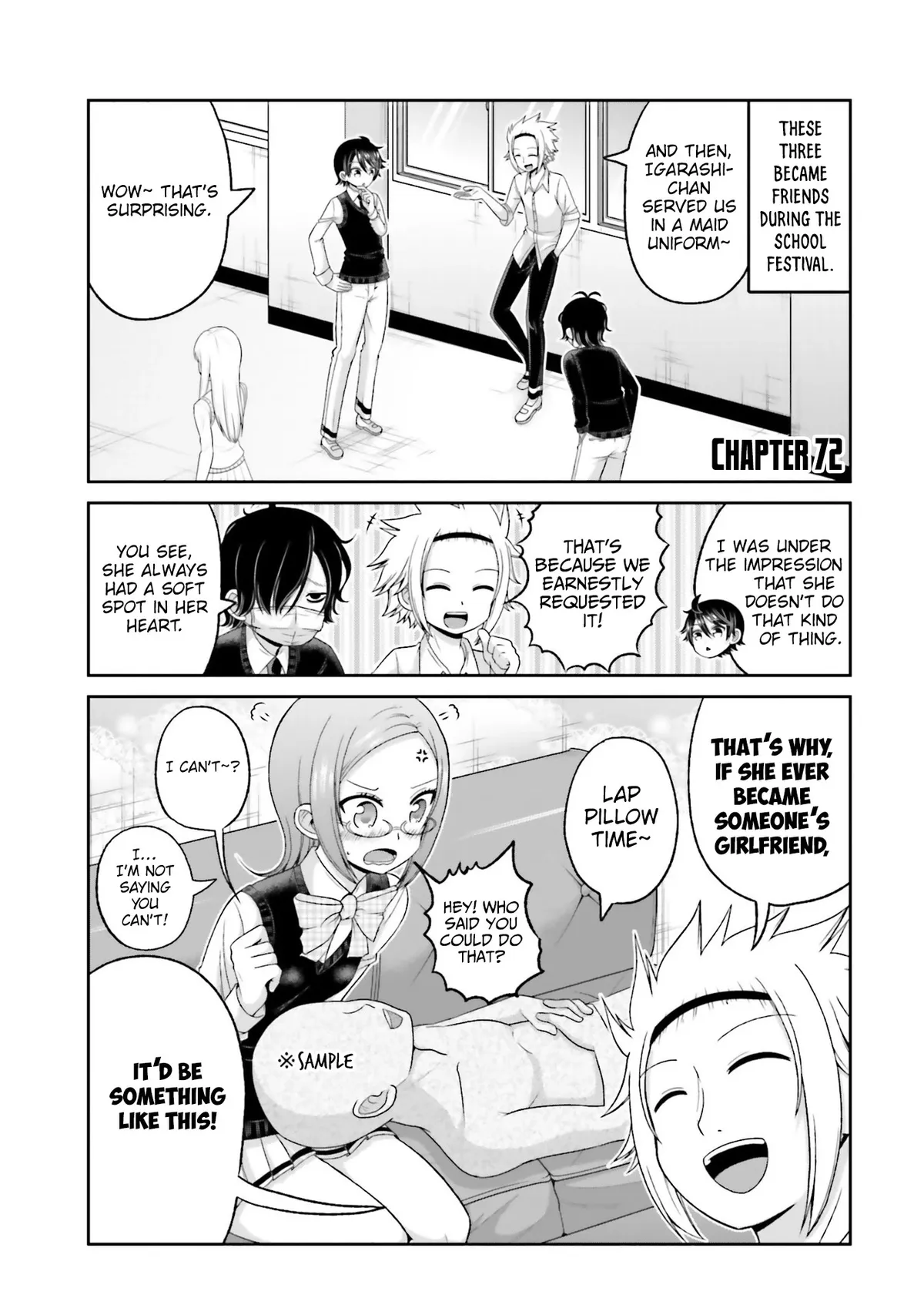 Boku no Kanojo ga Majime Sugiru Shojo Bitch na Ken Chapter 72 page 2 - 