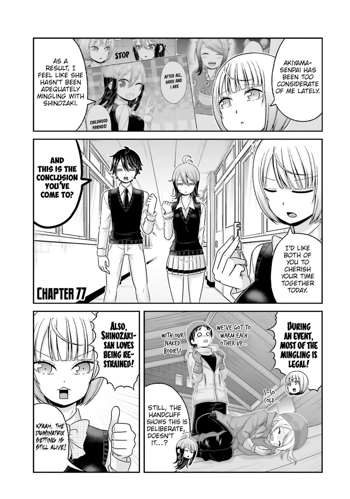 Boku no Kanojo ga Majime Sugiru Shojo Bitch na Ken Chapter 77 page 2 - 