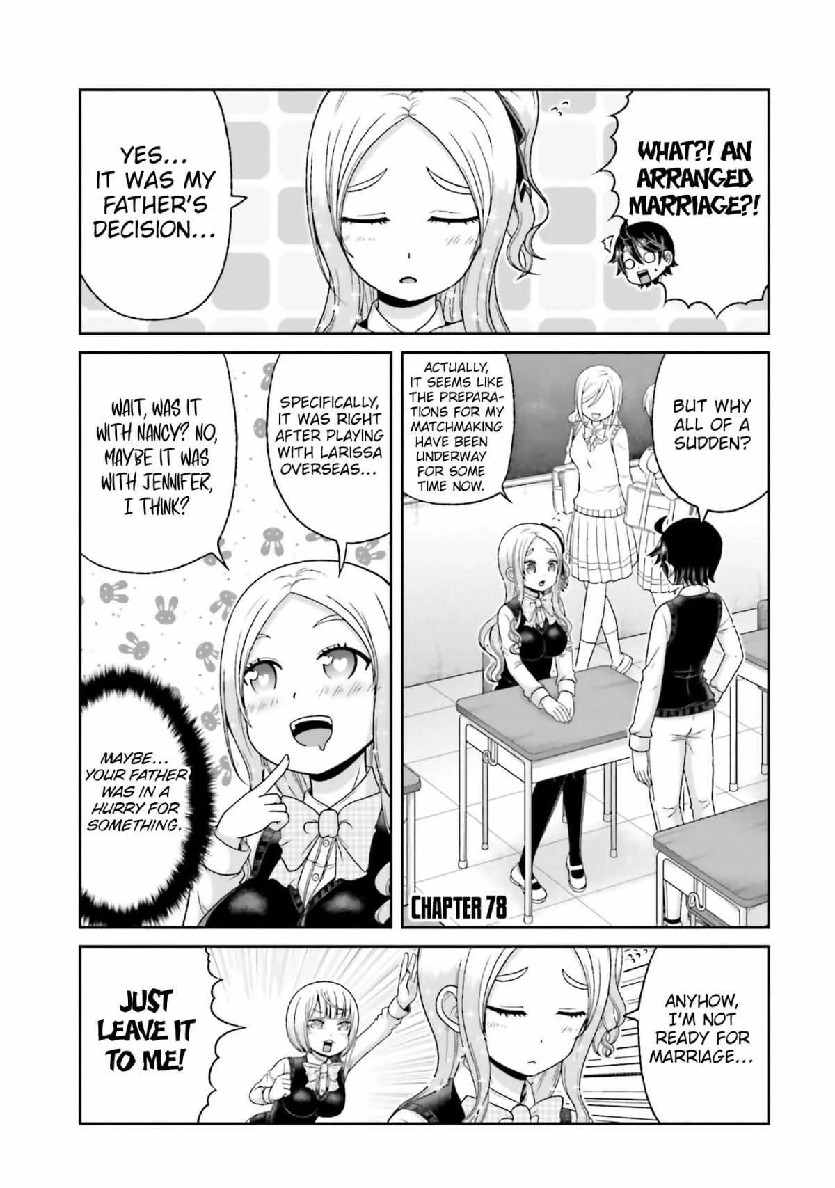 Boku no Kanojo ga Majime Sugiru Shojo Bitch na Ken Chapter 78 page 2 - 