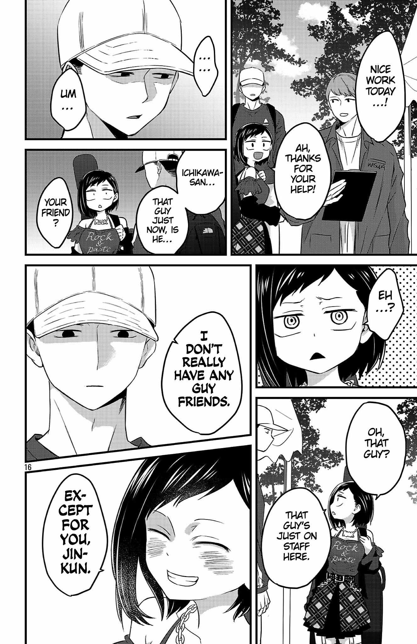 Boku no Kokoro no Yabai Yatsu: Love Comedy ga Hajimaranai Chapter 16 page 17 - 
