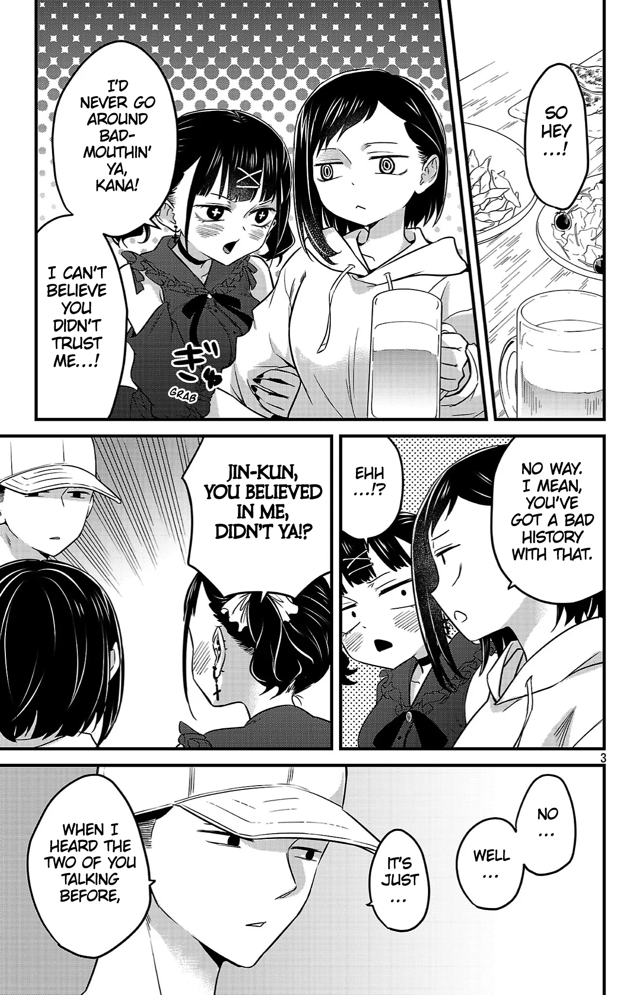 Boku no Kokoro no Yabai Yatsu: Love Comedy ga Hajimaranai Chapter 17 page 3 - 