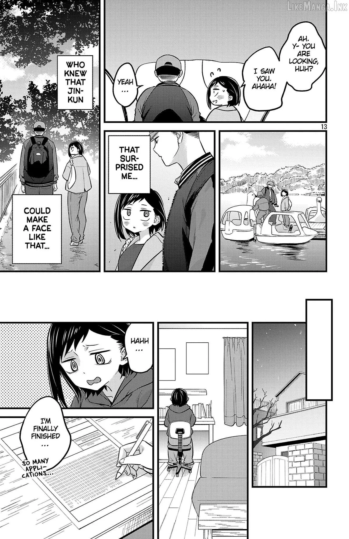 Boku no Kokoro no Yabai Yatsu: Love Comedy ga Hajimaranai Chapter 21 page 13 - 