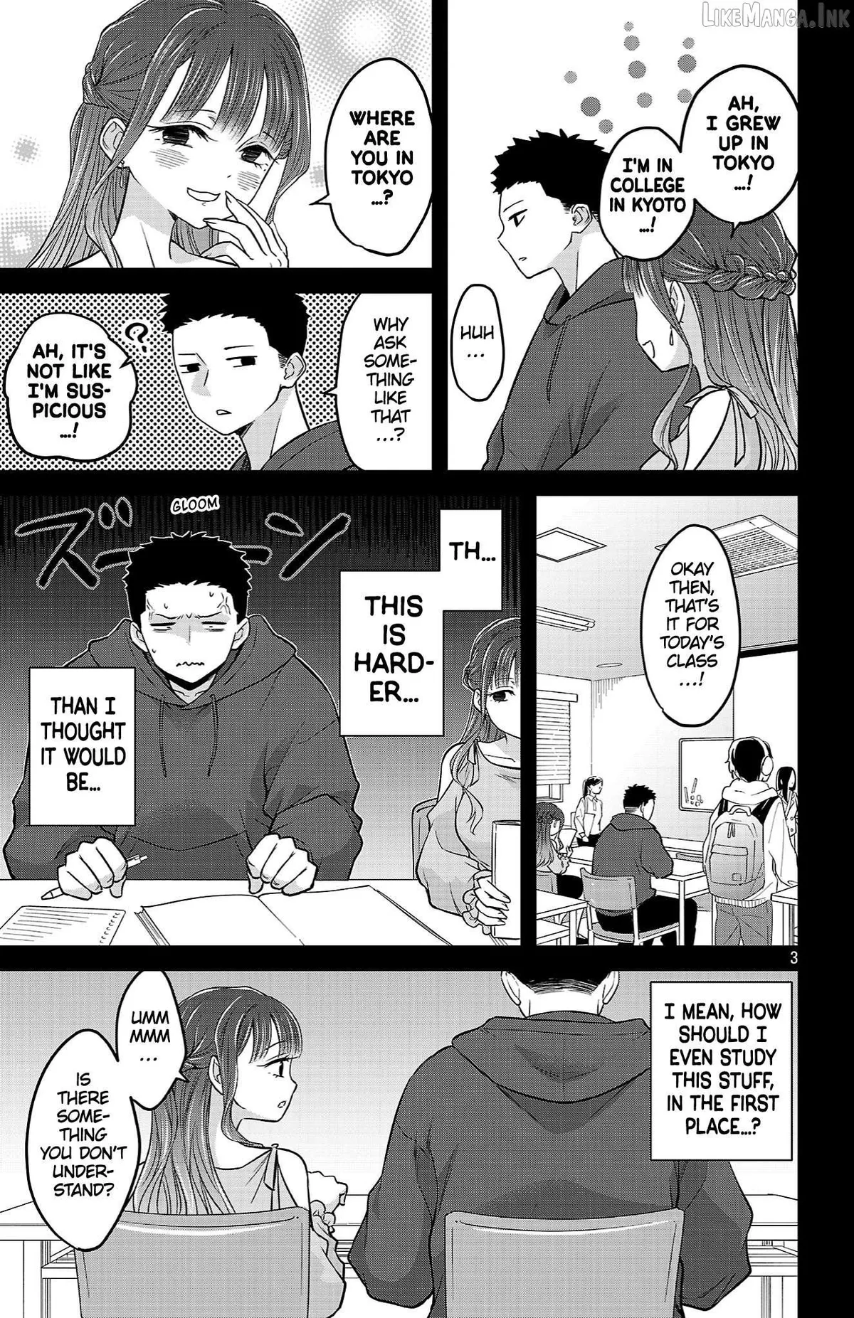 Boku no Kokoro no Yabai Yatsu: Love Comedy ga Hajimaranai Chapter 22 page 3 - 